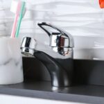 Milano Tarki Basin Mixer Tap with Flexible Pipe and Pop-Up Waste