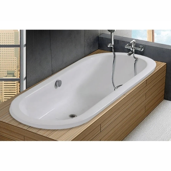 Dana Acrylic Bathtub Oval 160×70.5 Cm in Dubai