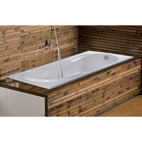 Sanitech Faza Acrylic Bathtub 178 x 90 cm in Dubai