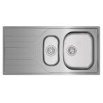 AXO Inset Reversible Stainless Steel Sink 60 cm – Buy Online in Dubai