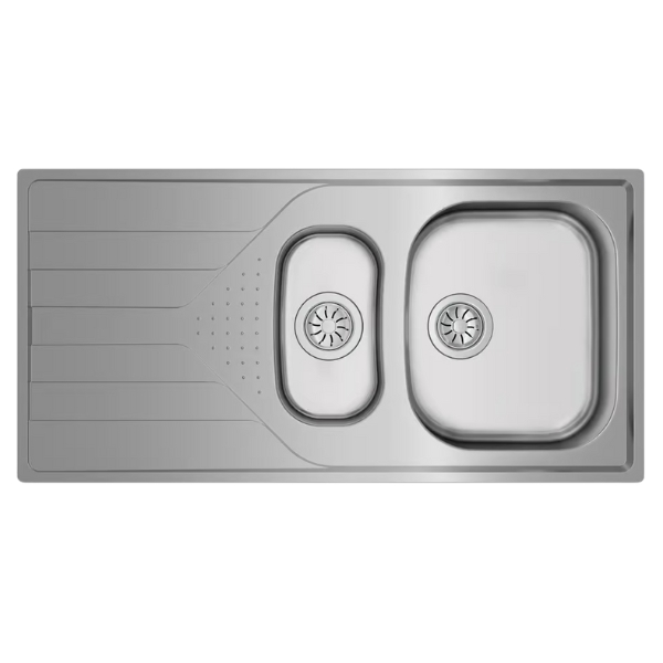 AXO Inset Reversible Stainless Steel Sink 60 cm – Buy Online in Dubai