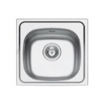 E33 – 1B Inset Stainless Steel Sink AXO (46.5 x 43.5 cm) – Buy Online in Dubai