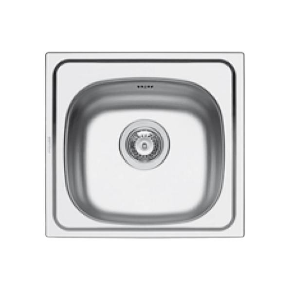 E33 – 1B Inset Stainless Steel Sink AXO (46.5 x 43.5 cm) – Buy Online in Dubai